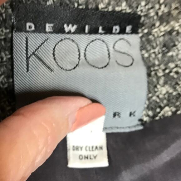 Koos Van Den Akker Size 2 Vintage 2-Piece Wool Collage Patchwork Suit - Picture 15 of 16